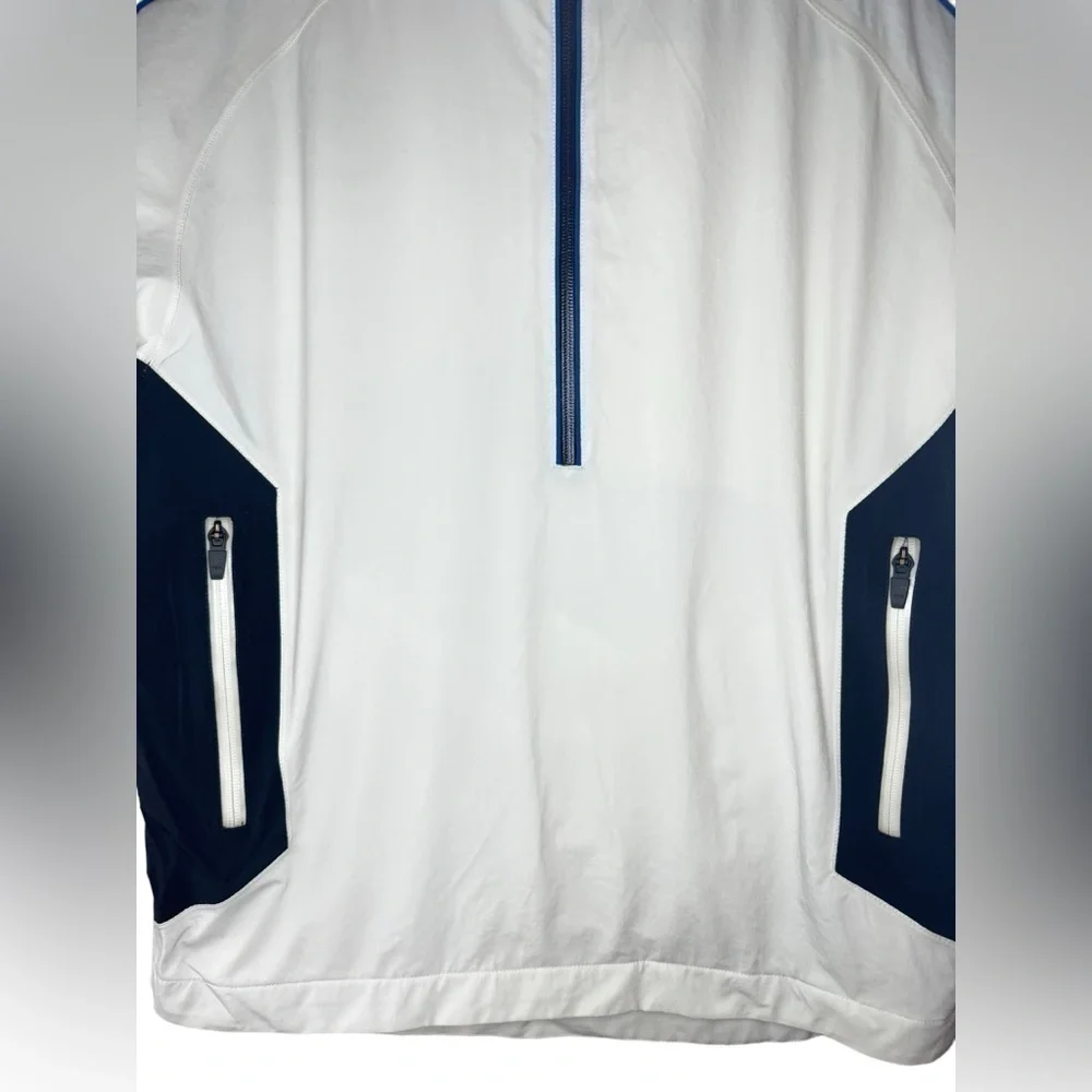 Footjoy Dryjoys FJ Tour Collection Windbreaker Golf Jacket Size M White